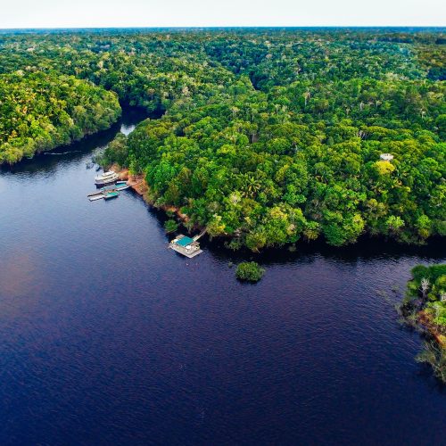 Anavilhanas Lodge Amazon aerial