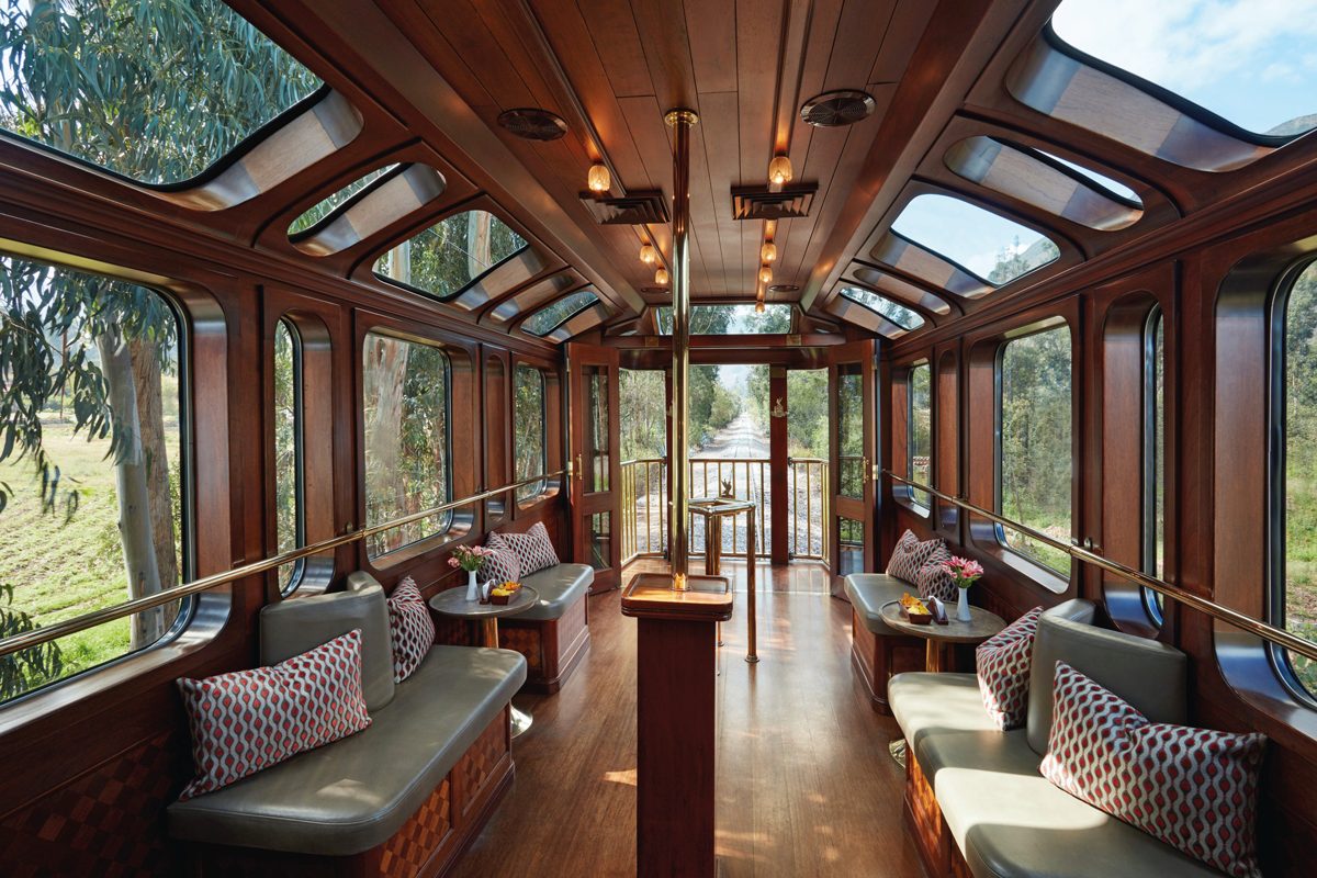 Peru Belmond Hiram Bingham observatory car