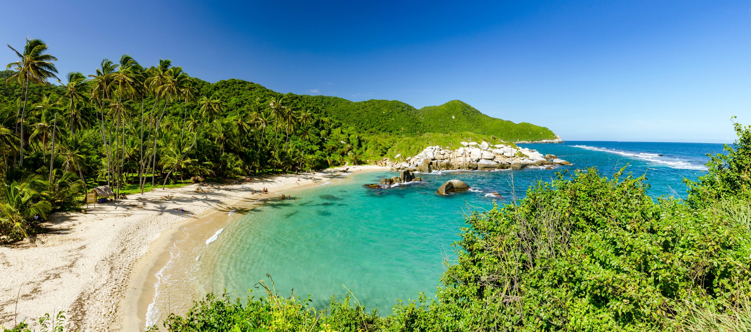 Colombia Tayrona beach and jungle