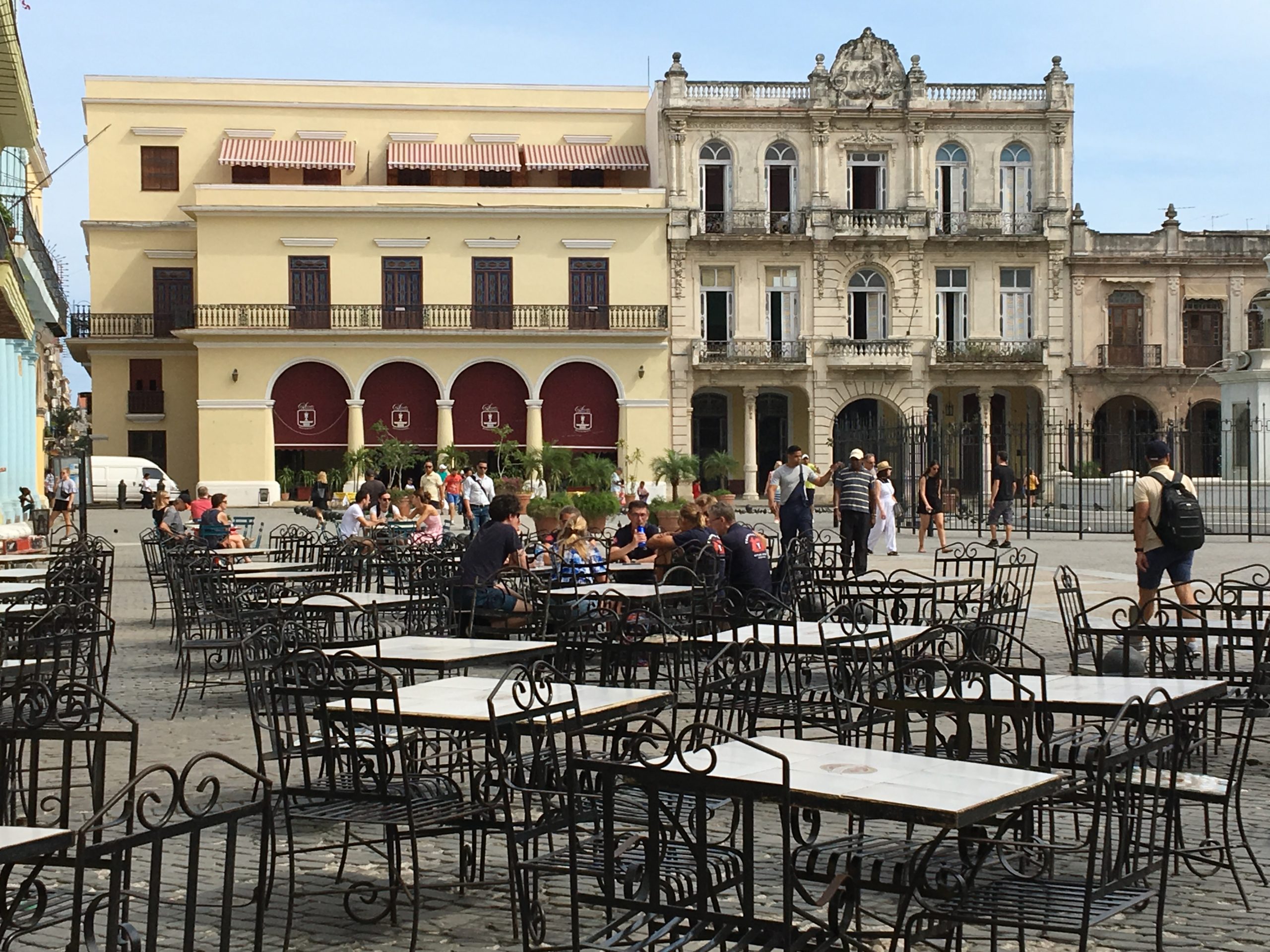 Cuba Havana outdoor cafe