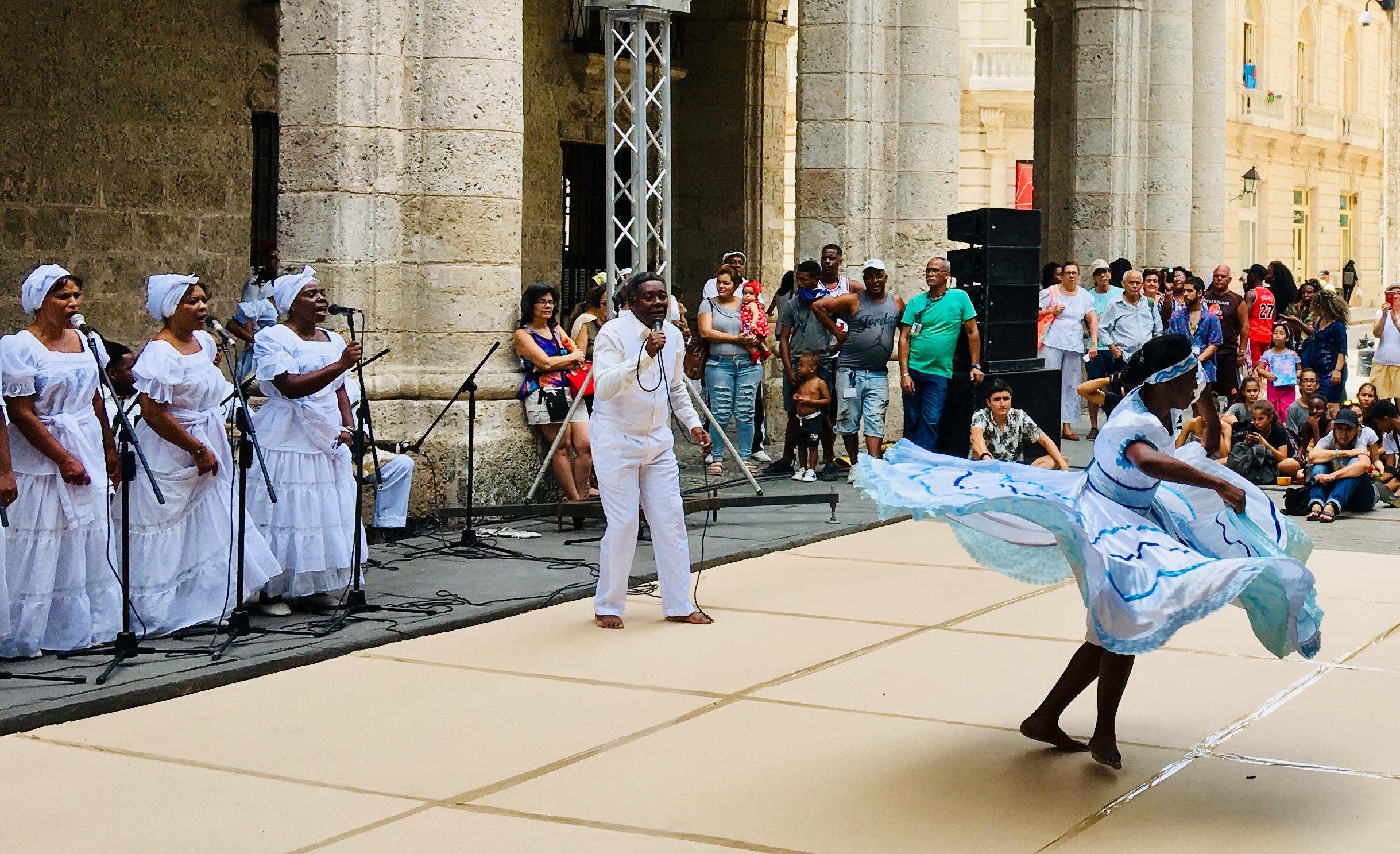 Cuba Havana street rumba group