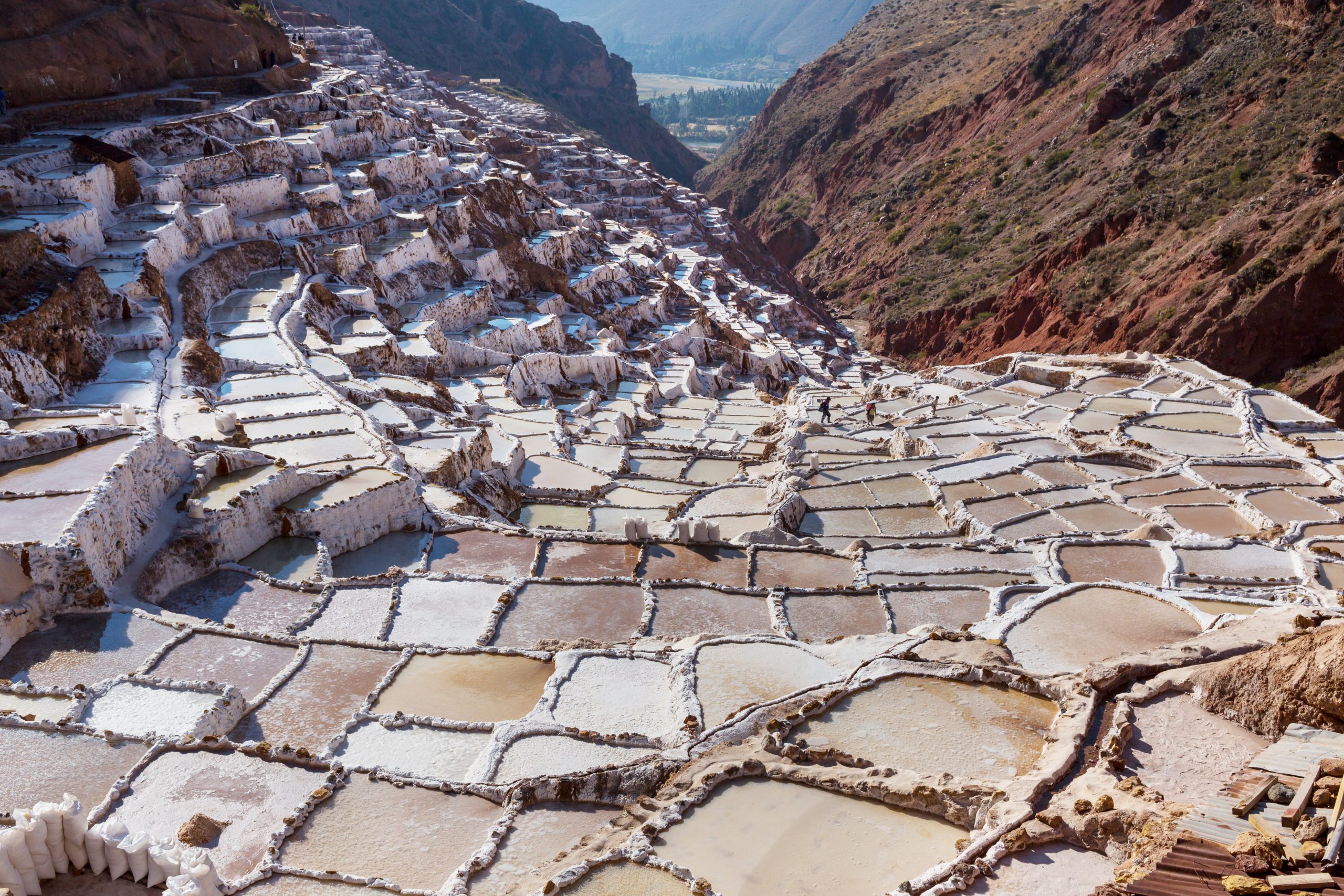 Peru Maras salt pans panorama