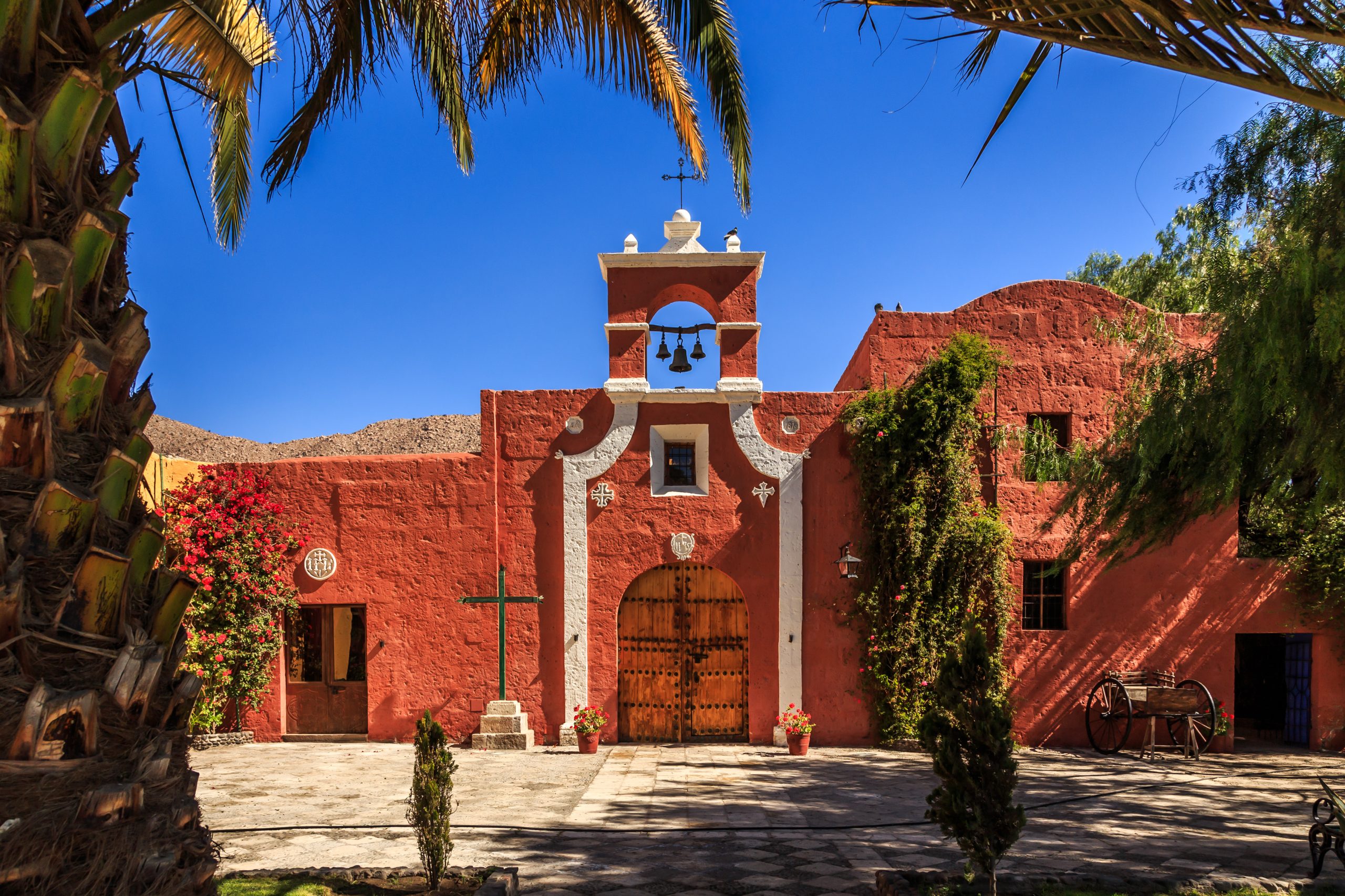 Santa Catalina Monastery facade Arequipa