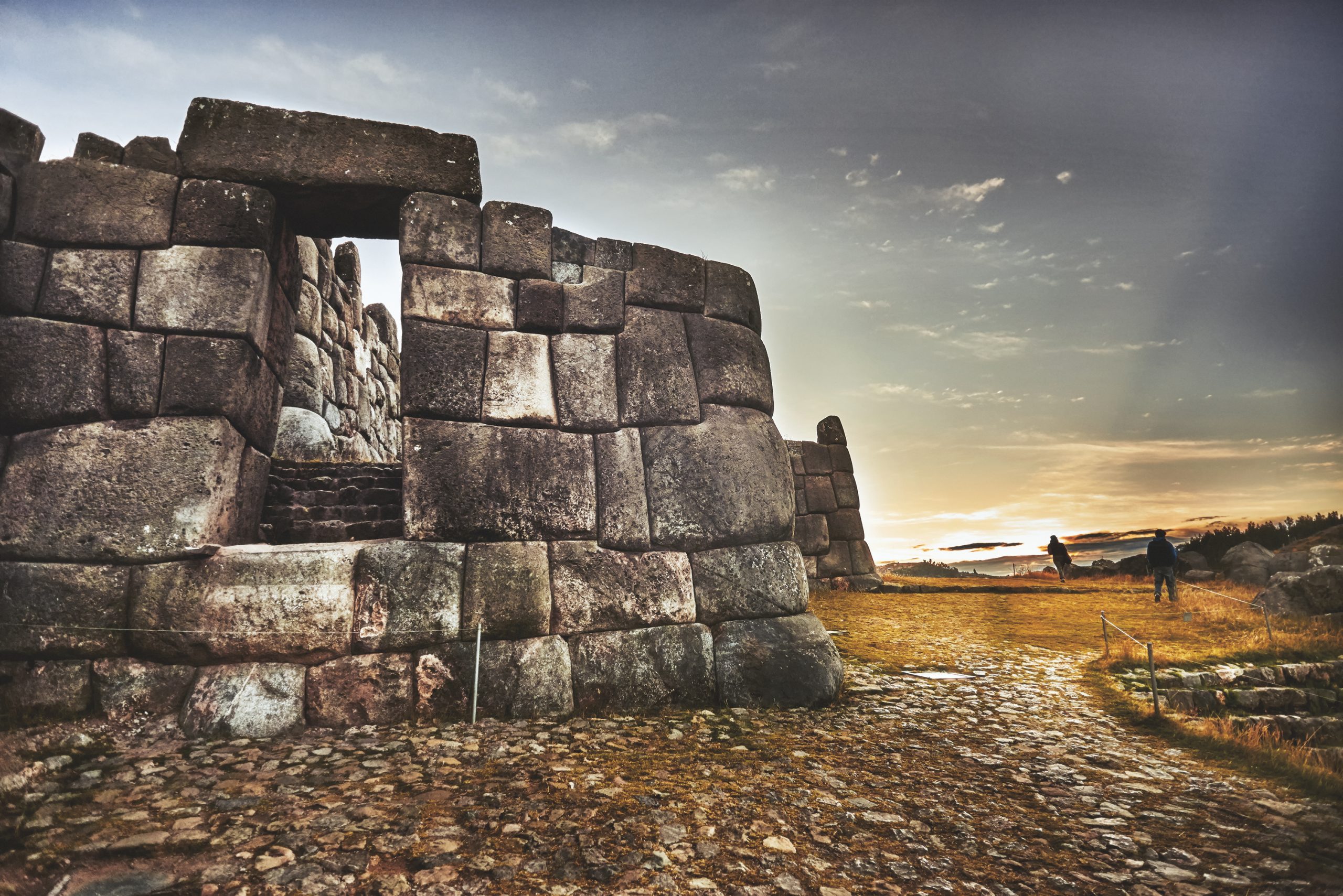 Sacsayhuaman sunset detail