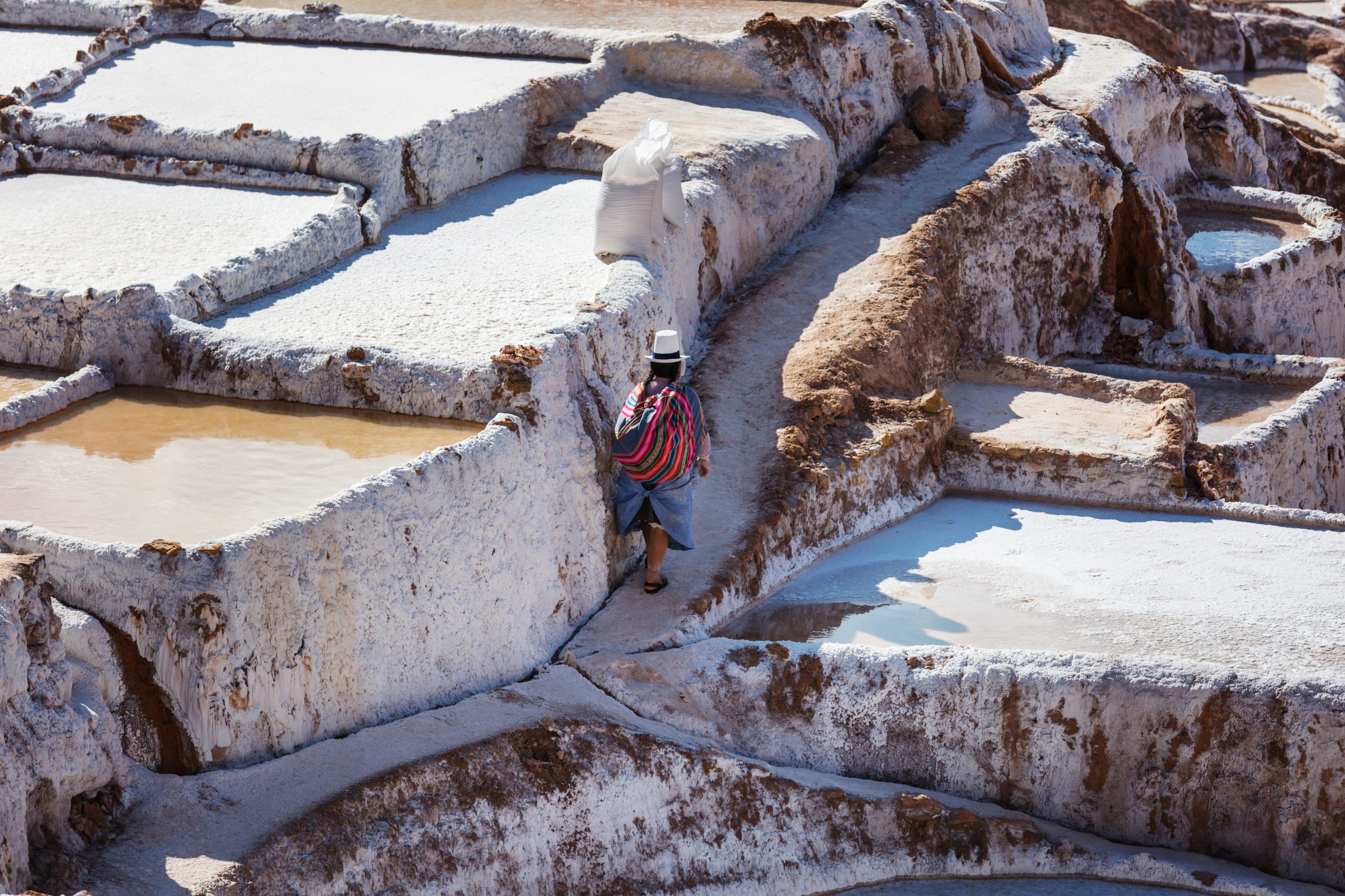 Peru Maras salt pans